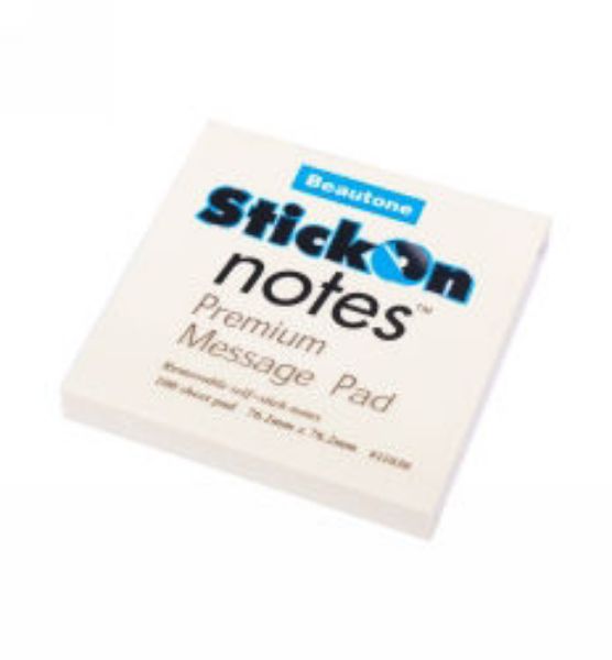 Picture of NOTES STICK ON 76X76MM YELLOW