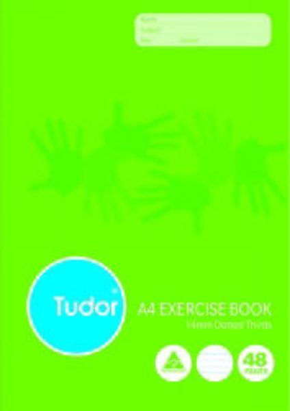 Picture of EXERCISE BOOK A4 14MM D/3RDS 48 PAGE TUD
