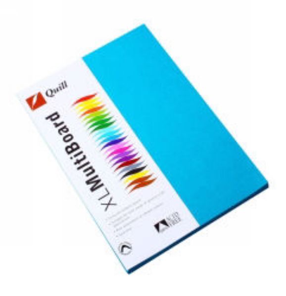 Picture of CARDBOARD QUILL A4 XL TURQUOISE 210GSM