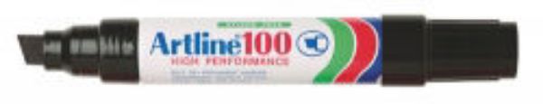 Picture of MARKER ARTLINE #100 CHISEL TIP BLACK
