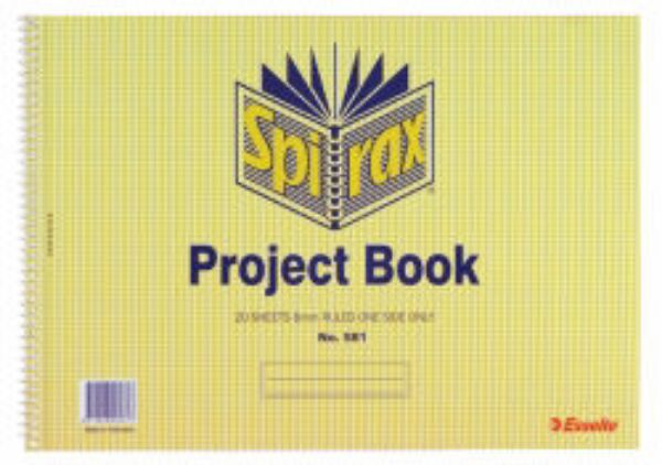 Picture of PROJECT BOOK SPIRAX 581 252X360MM 40PG
